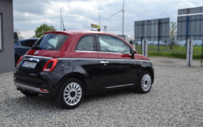 Fiat 500 cena 36900 przebieg: 41000, rok produkcji 2016 z Paczków małe 529